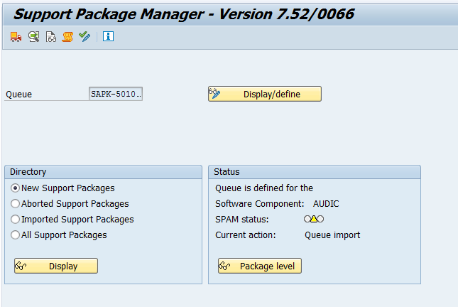 Import queue